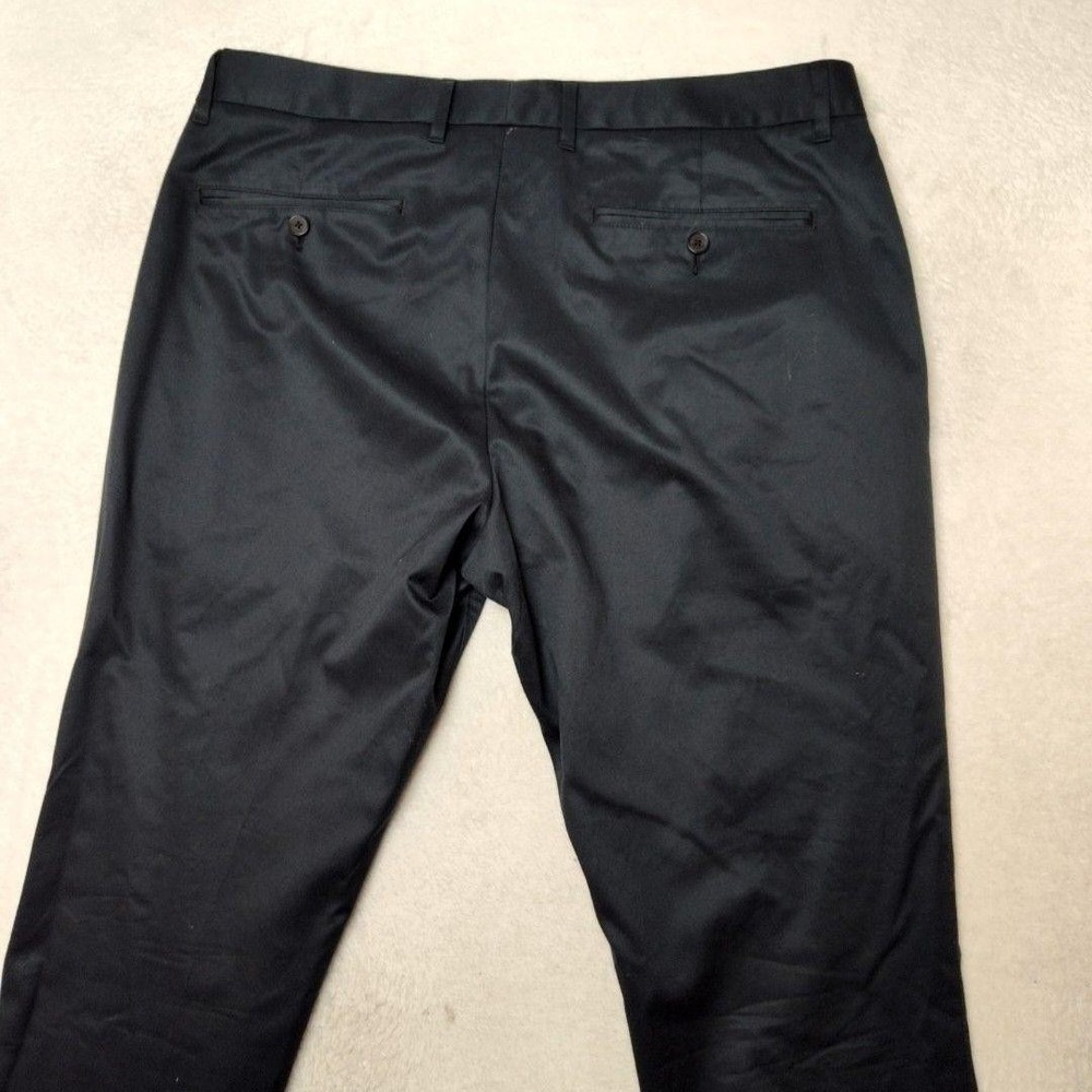 Bonobos Pants Mens 36x30 Black Chino Slim Stretch Tuesday Workday Warrior Work - Picture 4 of 14